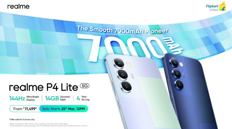 realme Launches P4 Lite 5G