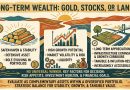 Gold vs Stocks vs Land Investment Comparison: Which Asset Class Wins the Long-Term Wealth Game? Gold vs Stocks vs Land