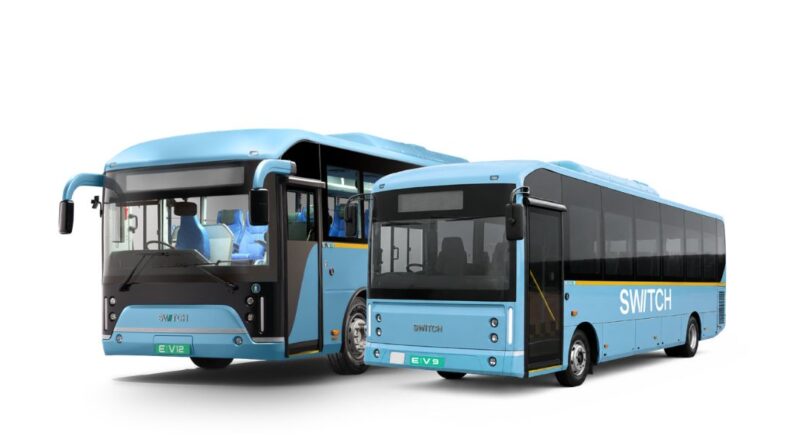 SWITCH Mobility introduces the all-new 9-metre electric bus EiV9 at Prawaas 5.0 SWITCH Mobility introduces the all-new 9-metre electric bus EiV9 at Prawaas 5.0